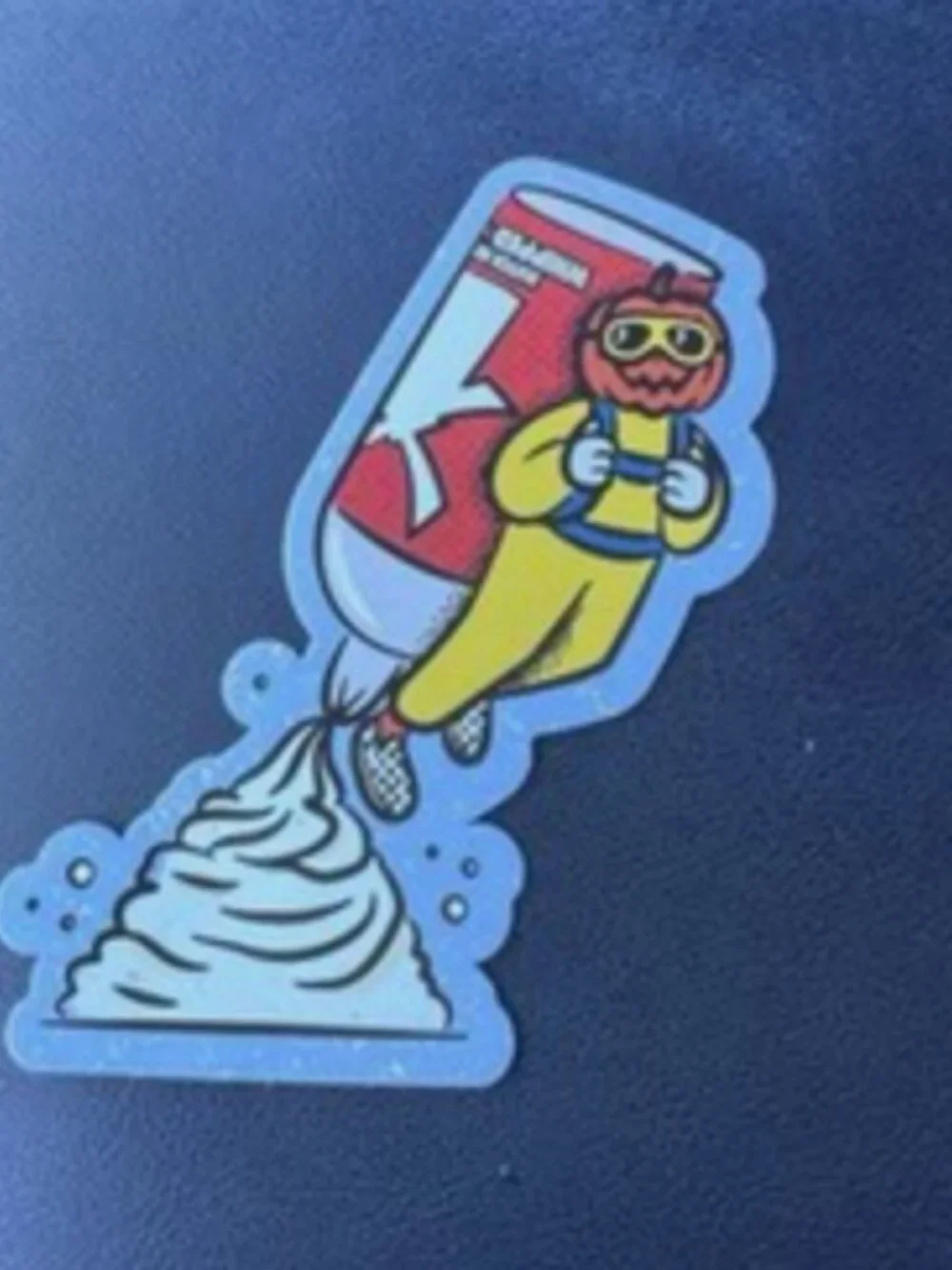 Dutch Bros September 2026 Bonus Sticker 1/3 Limited Edition Whipped Cream Rocket